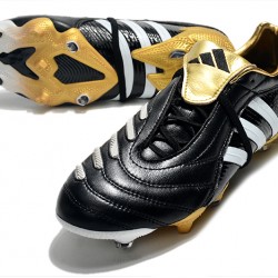 Adidas Predator Pulse Low FG UCL Black Yellow White Soccer Cleats