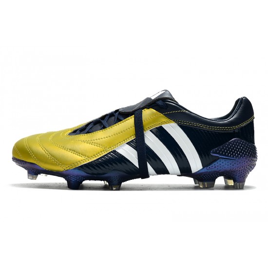 Adidas Predator Pulse Low FG UCL Gold Black White Soccer Cleats