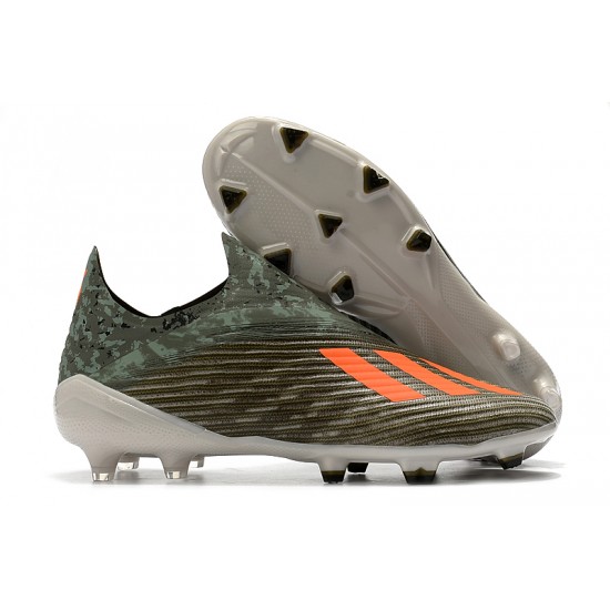 Adidas X 19 FG Orange Armygreen Soccer Cleats