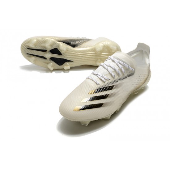 Adidas X Ghosted 1 FG Beige Black Soccer Cleats