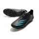 Adidas X Ghosted 1 FG Black Blue Soccer Cleats