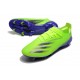Adidas X Ghosted 1 FG Green Blue Black Soccer Cleats