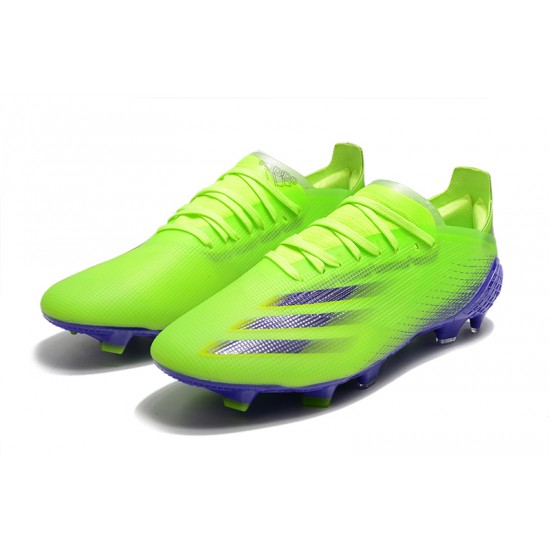 Adidas X Ghosted 1 FG Green Blue Black Soccer Cleats