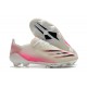 Adidas X Ghosted 1 FG Pink Beige White Soccer Cleats