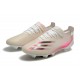 Adidas X Ghosted 1 FG Pink Beige White Soccer Cleats