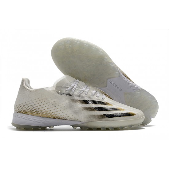 Adidas X Ghosted 1 TF Beige Black Soccer Cleats