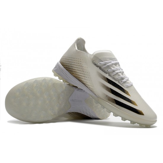 Adidas X Ghosted 1 TF Beige Black Soccer Cleats