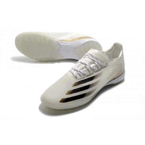 Adidas X Ghosted 1 TF Beige Black Soccer Cleats