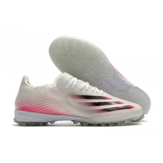 Adidas X Ghosted 1 TF Beige Black Pink Soccer Cleats