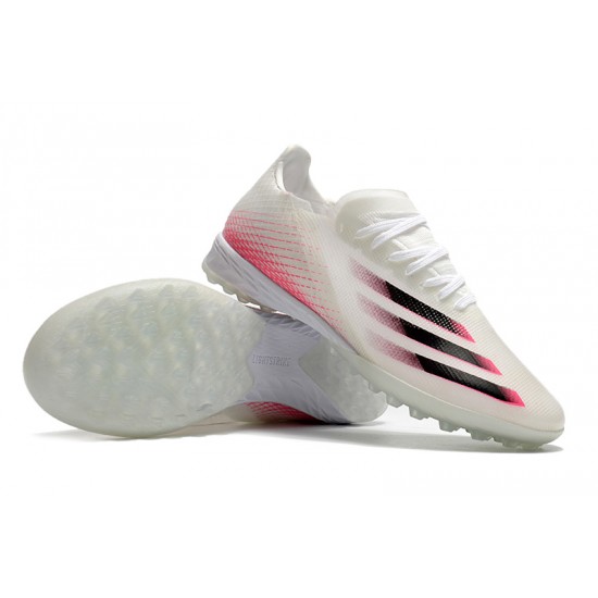 Adidas X Ghosted 1 TF Beige Black Pink Soccer Cleats