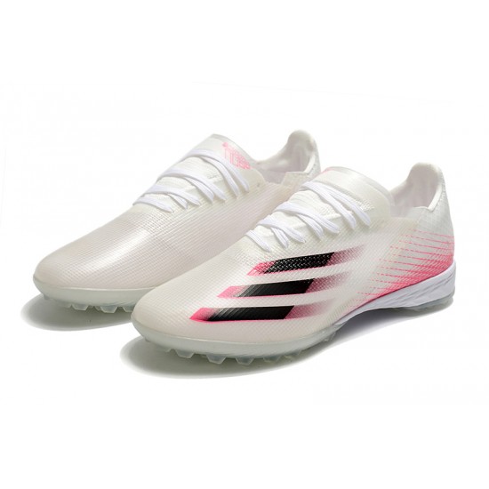 Adidas X Ghosted 1 TF Beige Black Pink Soccer Cleats