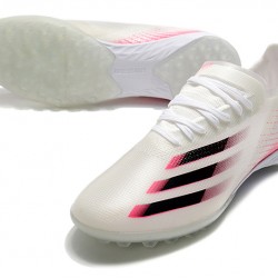 Adidas X Ghosted 1 TF Beige Black Pink Soccer Cleats