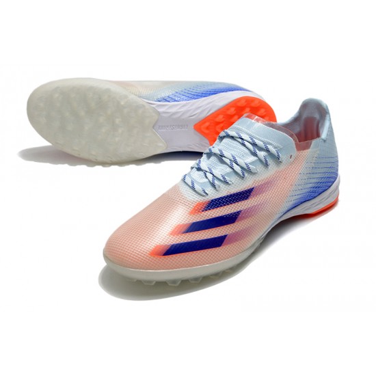 Adidas X Ghosted 1 TF Blue Orange Soccer Cleats