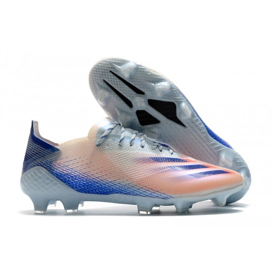 Adidas X Ghosted 1 TF Blue Pink Silver Soccer Cleats