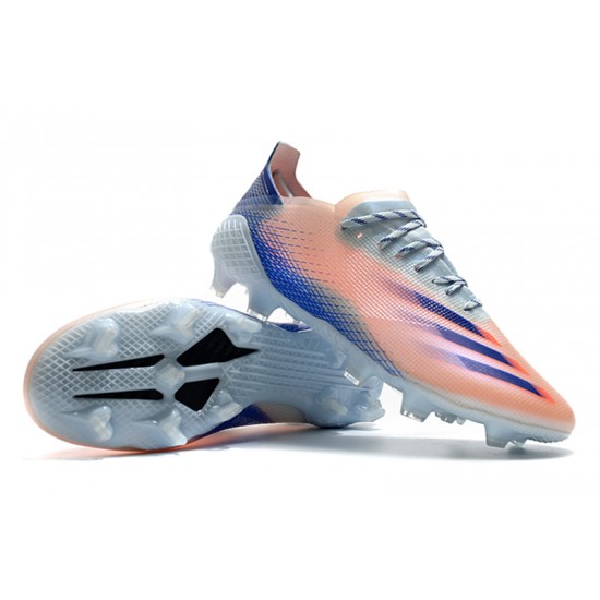 Adidas X Ghosted 1 TF Blue Pink Silver Soccer Cleats