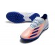 Adidas X Ghosted 1 TF Blue Pink White Soccer Cleats