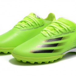 Adidas X Ghosted 1 TF Green Black Soccer Cleats