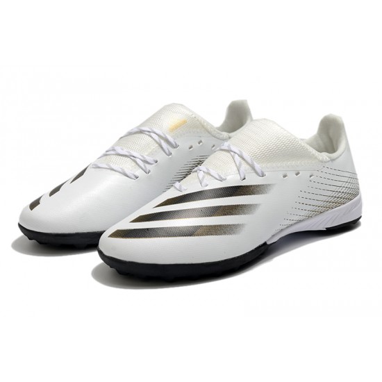 Adidas X Ghosted 3 TF Beige Black Soccer Cleats