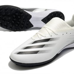 Adidas X Ghosted 3 TF Black Beige Soccer Cleats