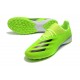 Adidas X Ghosted 3 TF Green Black Soccer Cleats