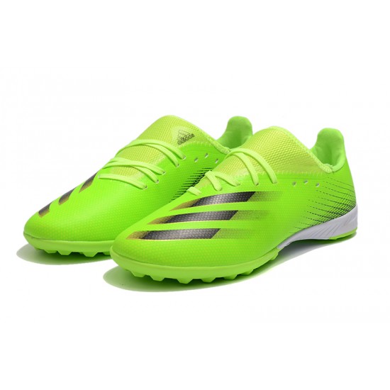 Adidas X Ghosted 3 TF Green Black Soccer Cleats