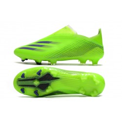 Adidas X Ghosted FG Mens Green Black Soccer Cleats