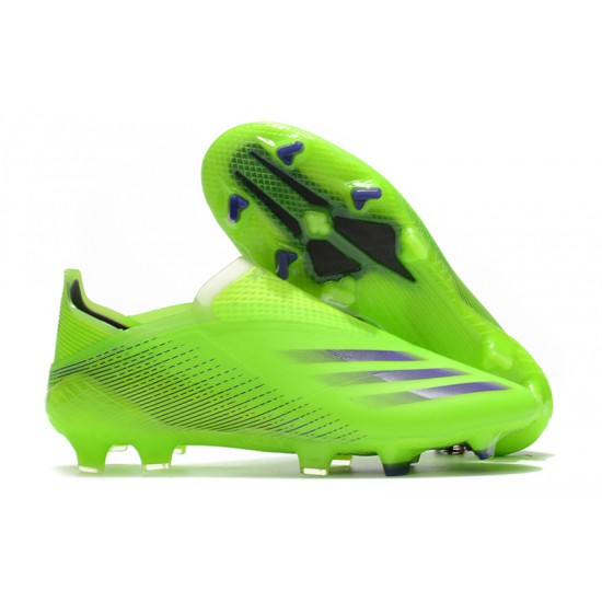 Adidas X Ghosted FG Mens Green Black Soccer Cleats