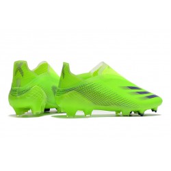 Adidas X Ghosted FG Mens Green Black Soccer Cleats