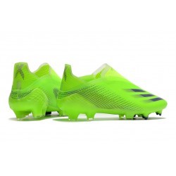 Adidas X Ghosted FG Mens Green Black Soccer Cleats