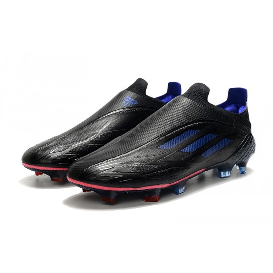 Adidas X Speedflow FG Low-top Black Blue Red Men Soccer Cleats