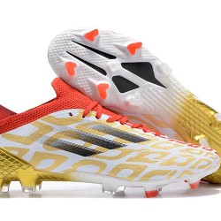 Adidas X Speedflow FG Low-top Red White Gold Men Soccer Cleats