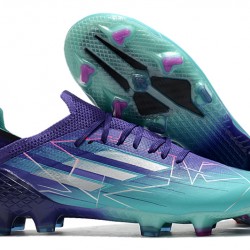 Adidas X Speedflow FG Low-top Turqoise Purple Men Soccer Cleats