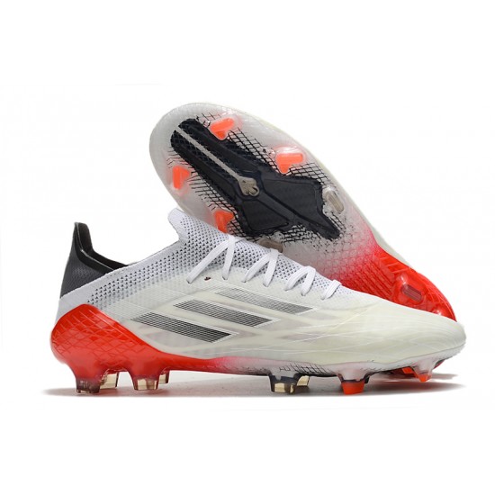 Adidas X Speedflow FG Low-top White Black Red Men Soccer Cleats