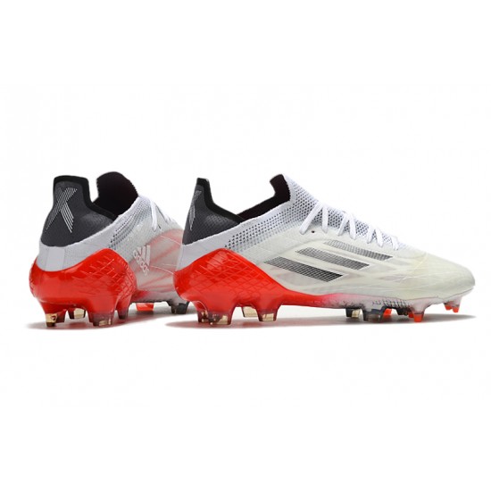 Adidas X Speedflow FG Low-top White Black Red Men Soccer Cleats