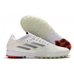 Adidas X Speedflow TF Low-top White Grey Red Men Soccer Cleats