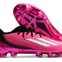 Adidas X Speedportal .1 2022 World Cup Boots FG Low-top Black Pink Men Soccer Cleats