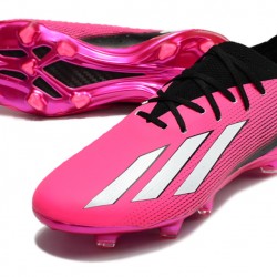 Adidas X Speedportal .1 2022 World Cup Boots FG Low-top Black Pink Men Soccer Cleats