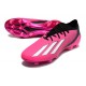 Adidas X Speedportal .1 2022 World Cup Boots FG Low-top Black Pink Men Soccer Cleats