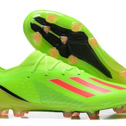 Adidas X Speedportal .1 2022 World Cup Boots FG Low-top Green Pink Soccer Cleats