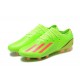 Adidas X Speedportal .1 2022 World Cup Boots FG Low-top Green Pink Soccer Cleats