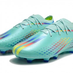 Adidas X Speedportal .1 2022 World Cup Boots FG Low-top Turqoise Multi Soccer Cleats