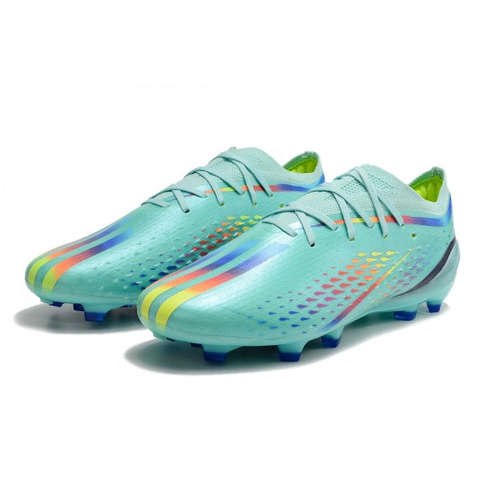 Adidas X Speedportal .1 2022 World Cup Boots FG Low-top Turqoise Multi Soccer Cleats