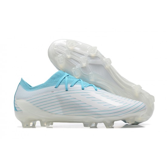 Adidas X Speedportal .1 2022 World Cup Boots FG Low-top White Blue Soccer Cleats