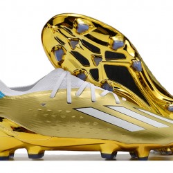 Adidas X Speedportal .1 2022 World Cup Boots FG Low-top White Gold Men Soccer Cleats