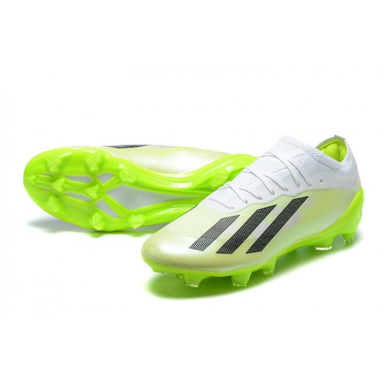 Adidas X Speedportal .1 2022 World Cup Boots FG Low-top White Green Black Men Soccer Cleats