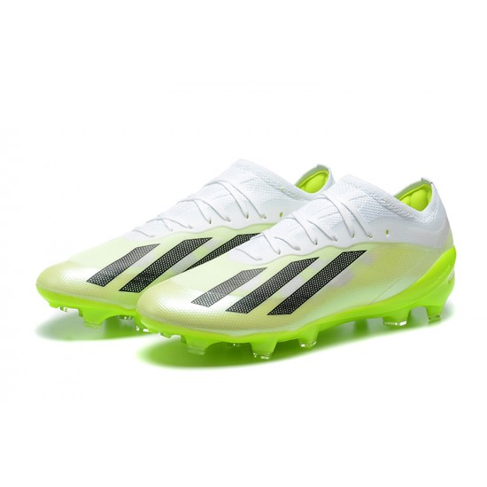 Adidas X Speedportal .1 2022 World Cup Boots FG Low-top White Green Black Men Soccer Cleats