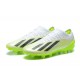 Adidas X Speedportal .1 2022 World Cup Boots FG Low-top White Green Black Men Soccer Cleats