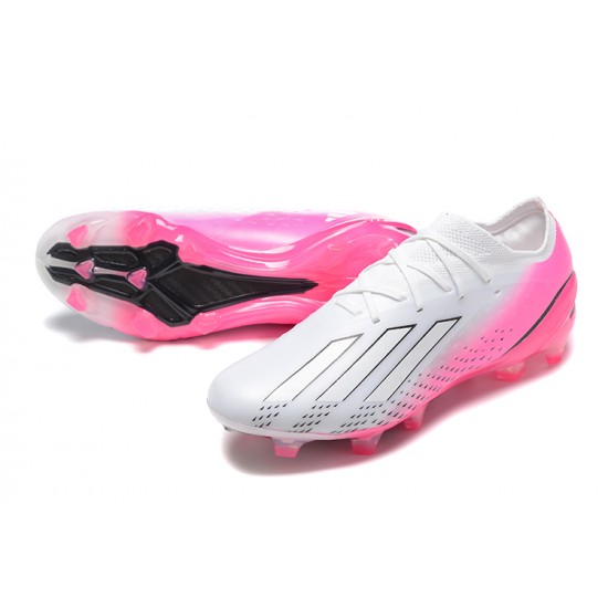 Adidas X Speedportal .1 2022 World Cup Boots FG Low-top White Pink Soccer Cleats