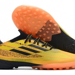 Adidas X Speedportal .1 TF Low-top Black Yellow Orange Soccer Cleats