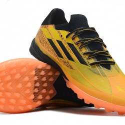 Adidas X Speedportal .1 TF Low-top Black Yellow Orange Soccer Cleats